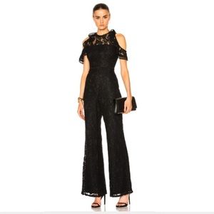 NWT Alexis Philippe Lace Cold Shoulder Jumpsuit